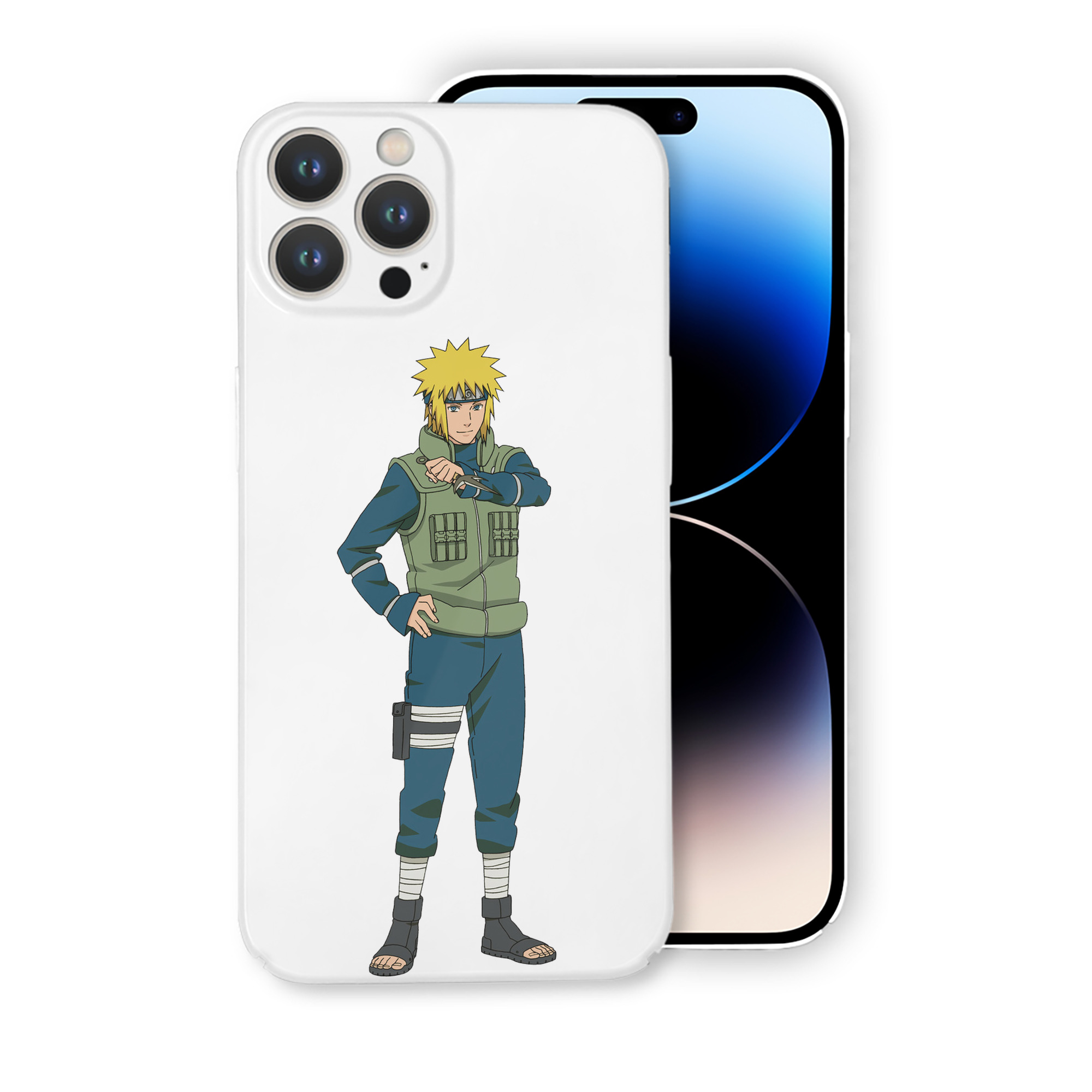 （画像用） NARUTO -ナルト- 波風 ミナト Namikaze Minato 【iPhone 14シリーズ対応】ハードケース